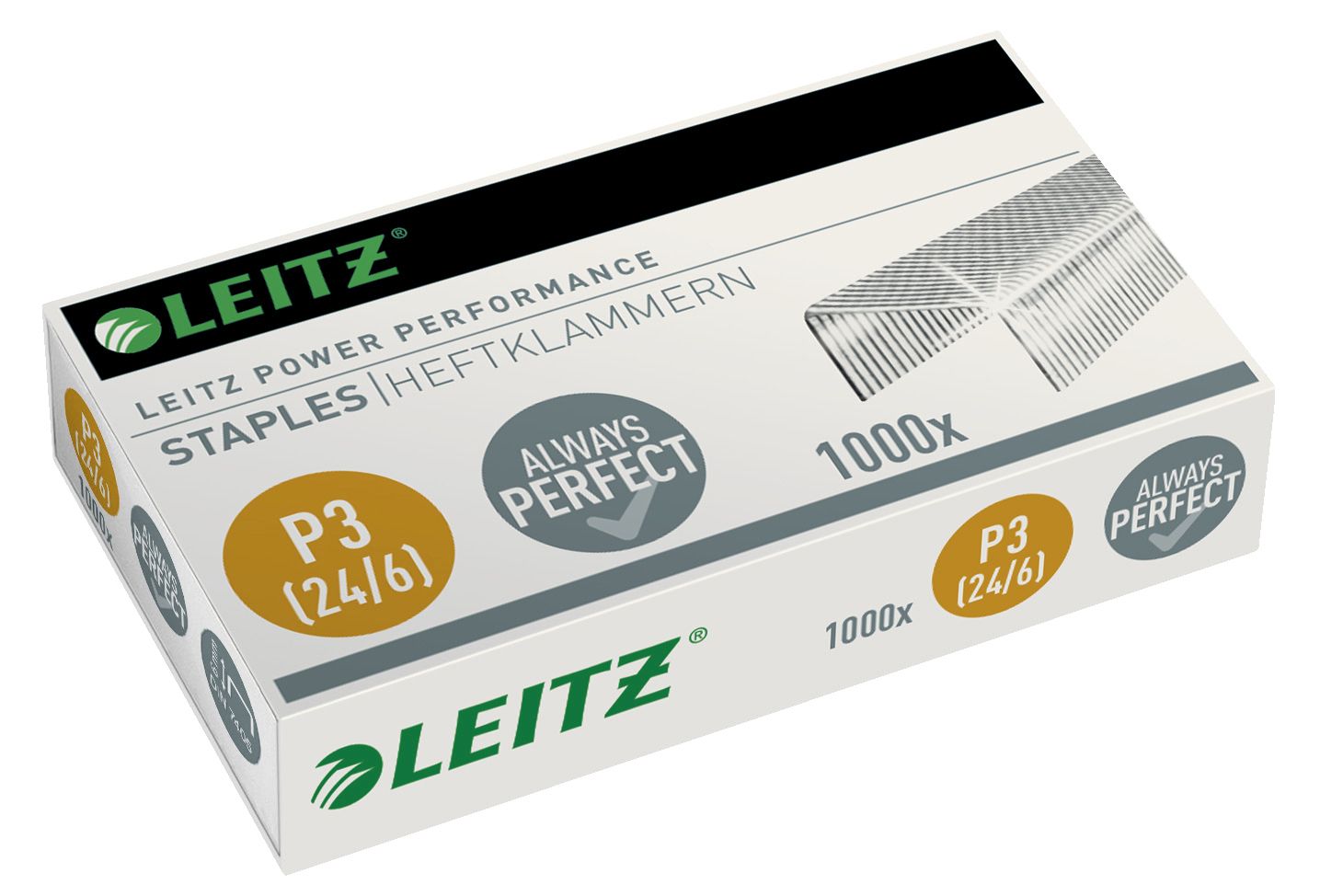Leitz Heftklammern 24/6 Schachtel à 1'000 Stück