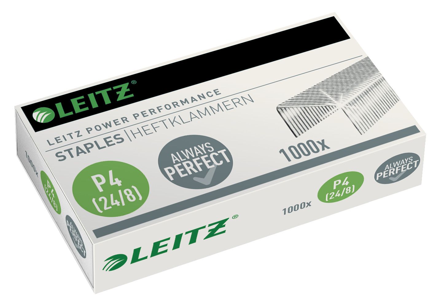 Leitz Heftklammern 24/8 Schachtel à 1'000 Stück
