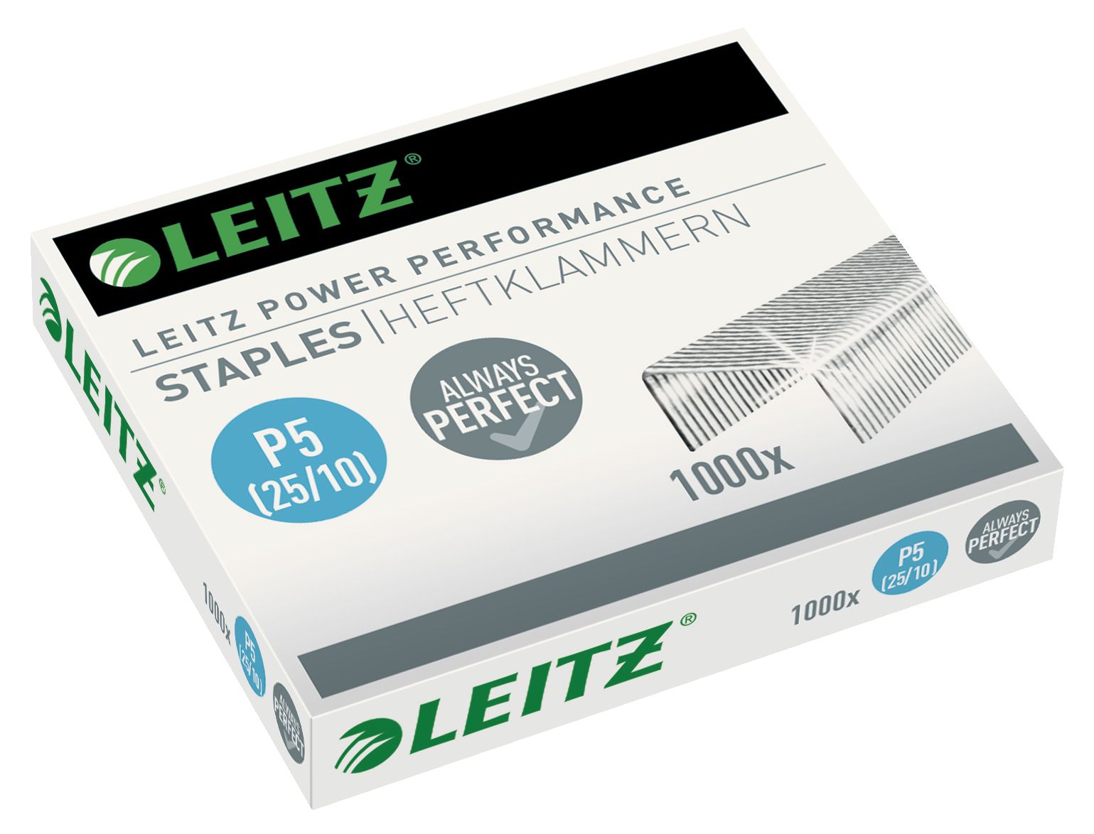 Leitz Heftklammern 25/10 Schachtel à 1'000 Stück