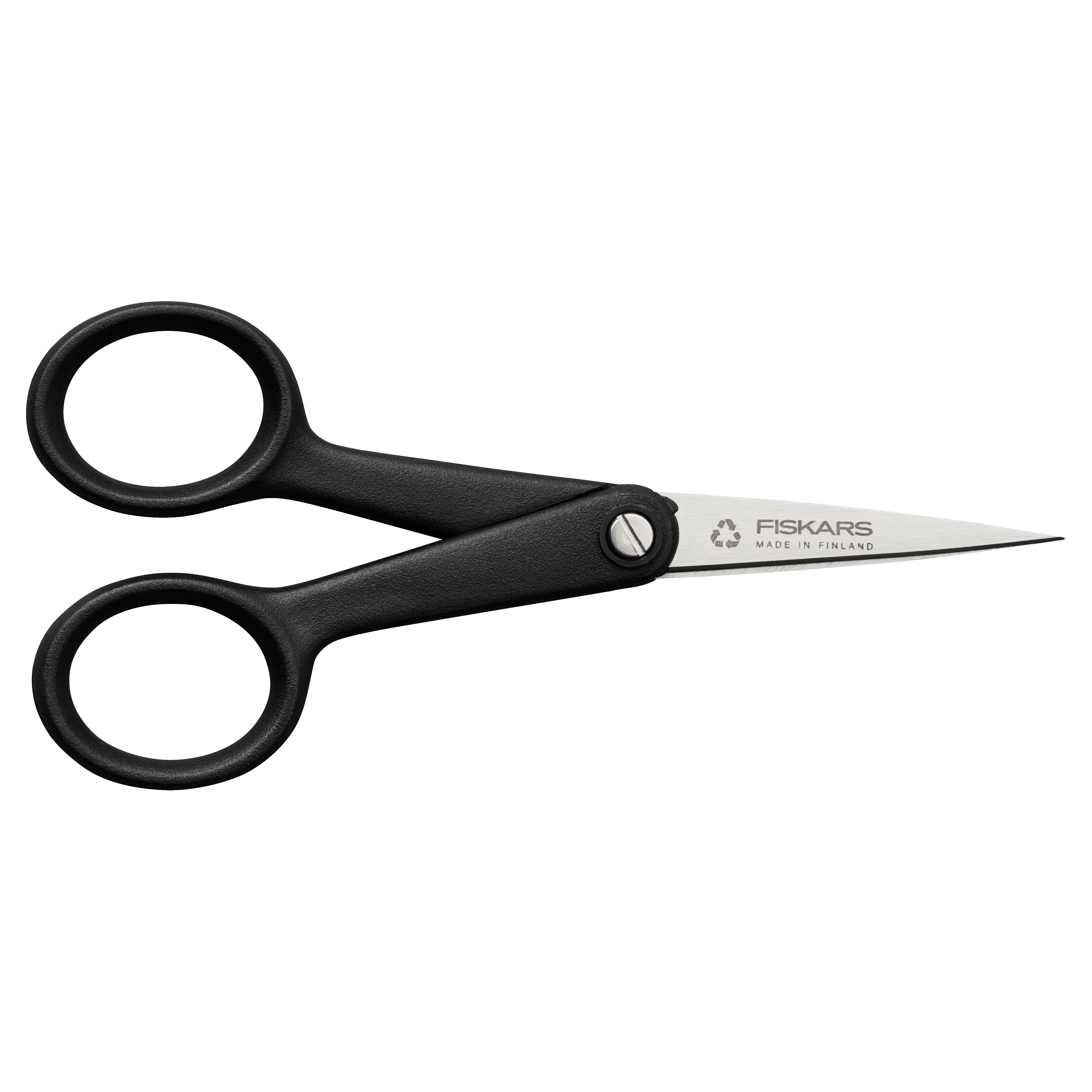 Fiskars Handarbeitsschere Recycling 13cm schwarz Rechts- + Linkshänder SPEZIALB.