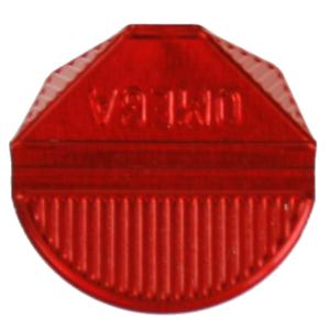 Eckenklammern rot, Aluminium Swiss Made, Schachtel à 100 Stück