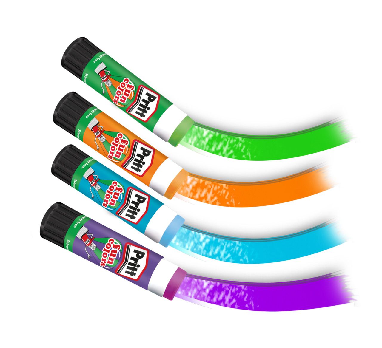 Pritt Klebestift Fun Colors 4 x 10 g Kartonschachtel