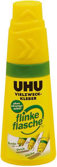 UHU Flinke Flasche Klebestift 40 g ohne Lösungsmittel, Nr. 46340