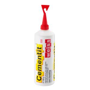 Cementit Weissleim Stehtube 100g mit Haken-Spachtelverschluss Swissmade