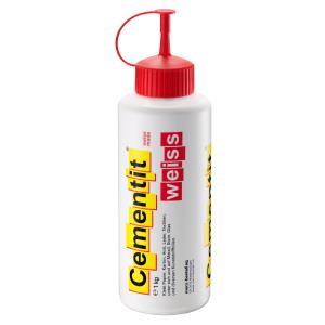 Cementit Weissleim Nachfüllflasche 1kg Swissmade