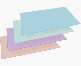 Exacompta Aquarel Schreibunterlage Set à 4 Stück assortiert SPEZIALBESTELLU