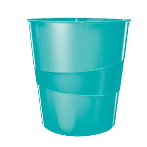 Leitz Wow Papierkorb 15 Liter eisblau Nr. 5278-10-51 SPEZIALBESTELLUNG