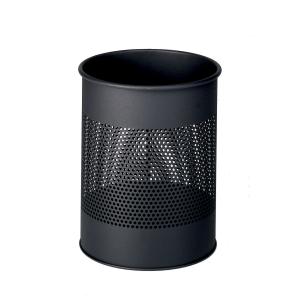 Papierkorb Durable Metall rund 15 Liter Masse: 315 x 260 mm, anthrazit