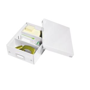 Leitz Click & Store Organisationsbox weiss mit 2 flexiblen Trennwände SPEZIAL
