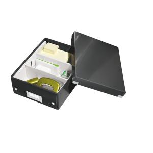 Leitz Click & Store Organisationsbox black mit 2 flexiblen Trennwände SPEZIAL