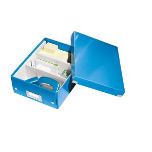 Leitz Click & Store Organisationsbox blau mit 2 flexiblen Trennwände SPEZIAL