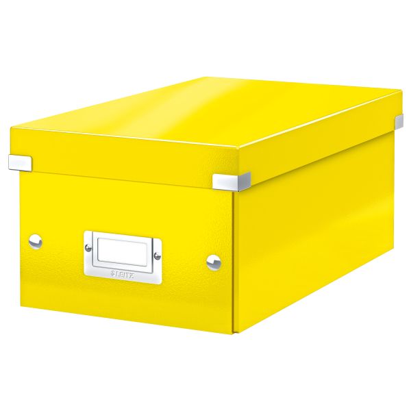 Leitz Click & Store DVD Ablagebox gelb, Nr. 6042-00-16 SPEZIALBESTELLUNG