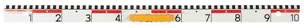 Sieco Wandtafel-Lineal 100 cm Kunststoff mit Griff / SPEZIALBESTELUNG