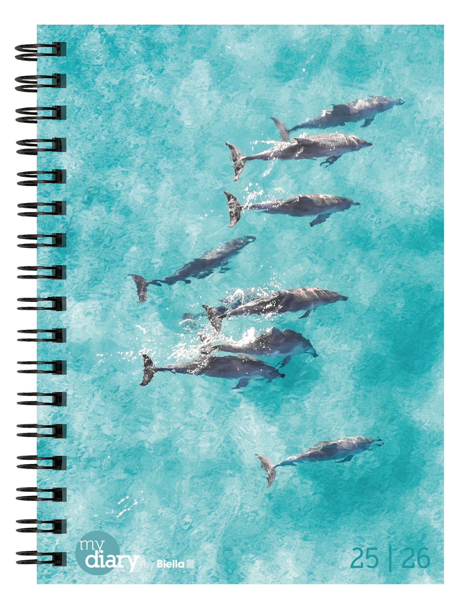 Schüleragenda mydiary 12 x 16,5 cm 3 1/2 Tage pro Seite, Wire-O, Animal