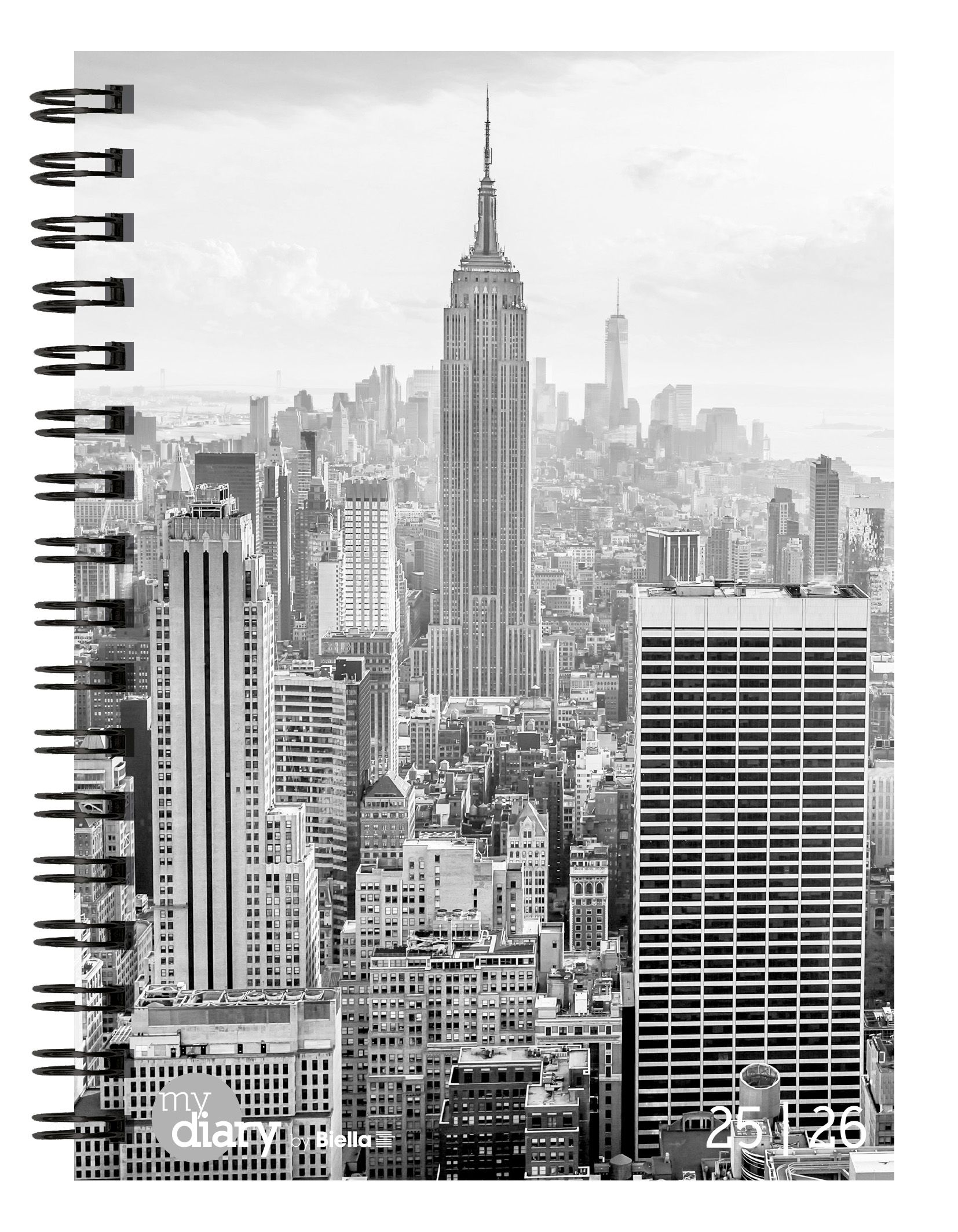 Schüleragenda mydiary 12 x 16,5 cm 3 1/2 Tage pro Seite, Wire-O, City