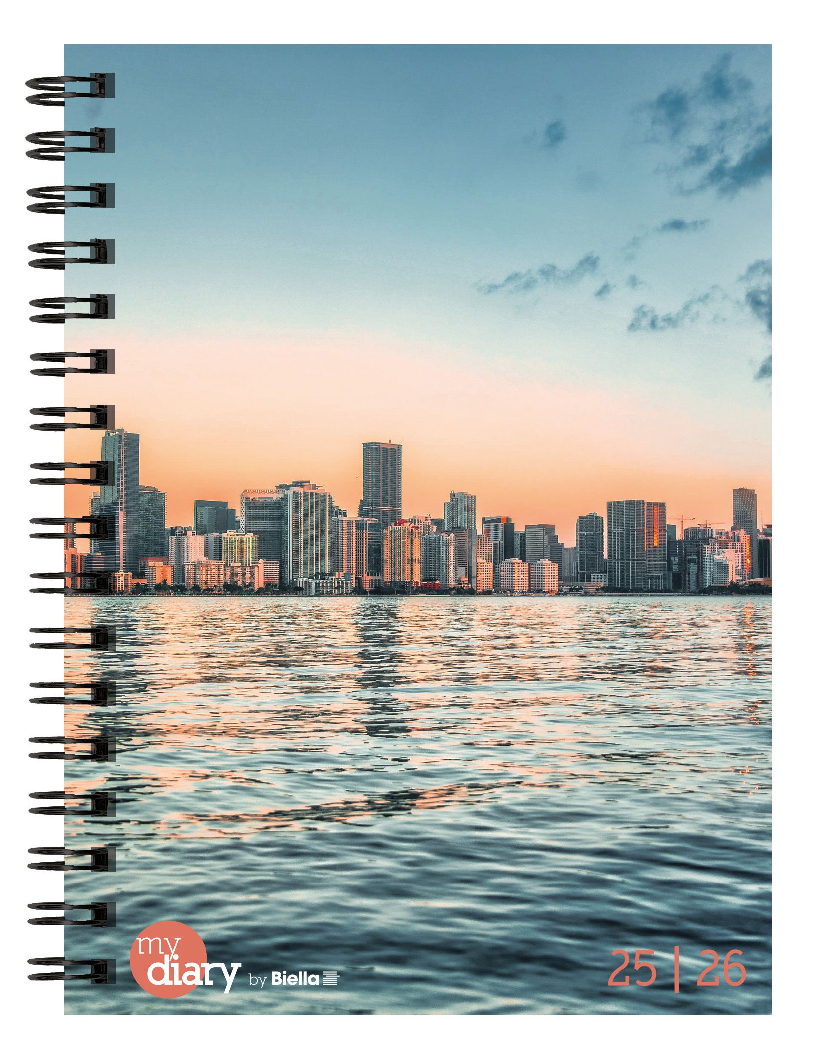 Schüleragenda mydiary 12 x 16,5 cm 3 1/2 Tage pro Seite, Wire-O, Miami