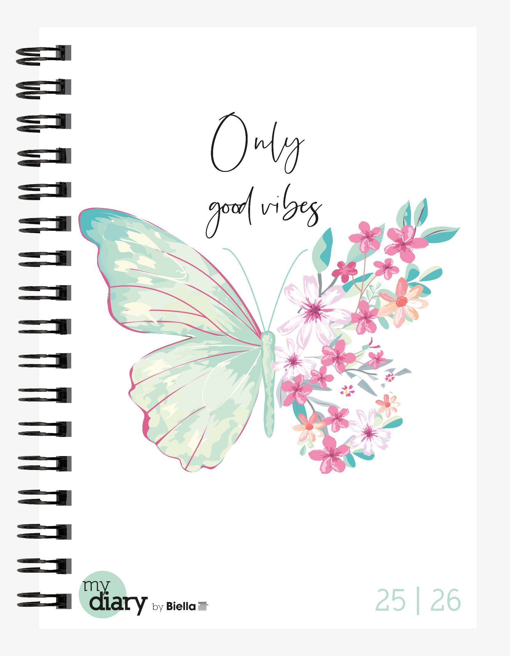 Schüleragenda mydiary 12 x 16,5 cm 3 1/2 Tage pro Seite, Wire-O, Style