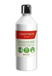 SVCaran D'ache Gouache Eco weiss 500ml, Nr. 2370.001 SOLANGE VORRAT!!!