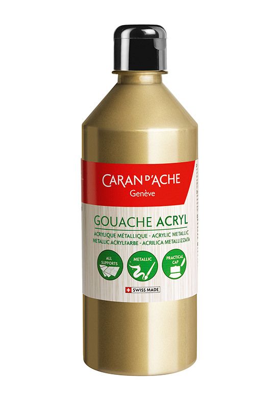 SVCdA Gouache Acryl gold 500ml, Nr. 2372.999 SOLANGE VORRAT!!!
