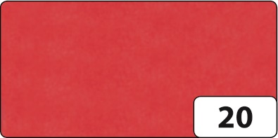 Pergaminpapier 70 x 100 cm rot gerollt, 5 Stück SPEZIALBESTELLUNG