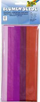 Blumenseide 50 x 70 cm Rot-Mix Pk. à 10 Bogen SPEZIALBESTELLUNG