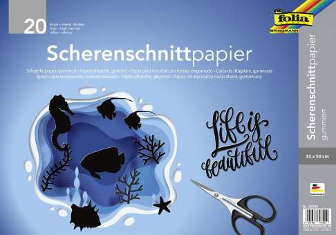 Scherenschnittpapier 35 x 50 cm Packung à 20 Blatt SPEZIALBESTELLUNG
