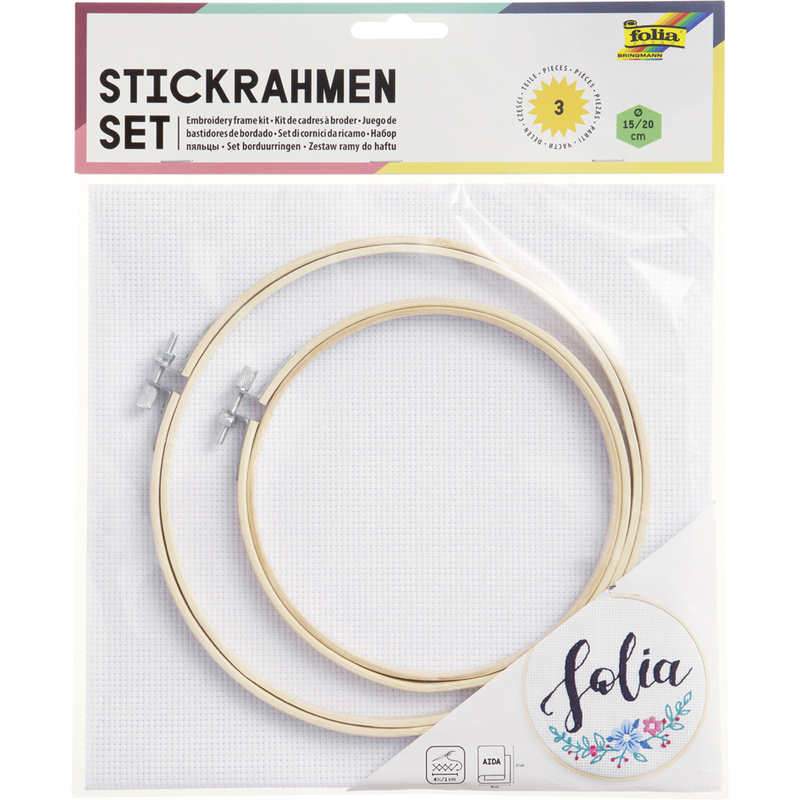 Stickrahmen 10 + 15 cm Set Small 2 Stück SPEZIALBESTELLUNG