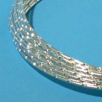 Aluminiumdraht silber/silber 2 mm 2 m, SPEZIALBESTELLUNG