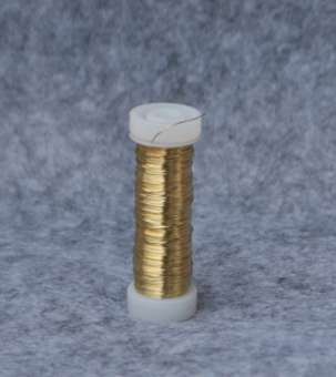 Dekodraht gold 0,30 mm, Spule 45 m SPEZIALBESTELLUNG