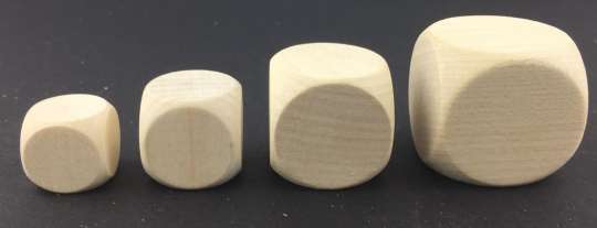 Holzwürfel roh 20 mm Beutel à 50 Stück SPEZIALBESTELLUNG