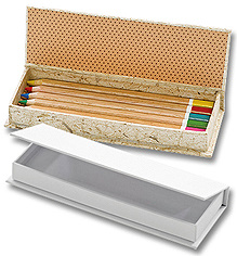 Stiftebox weiss 19 x 6,8 x 2,3 cm SPEZIALBESTELLUNG