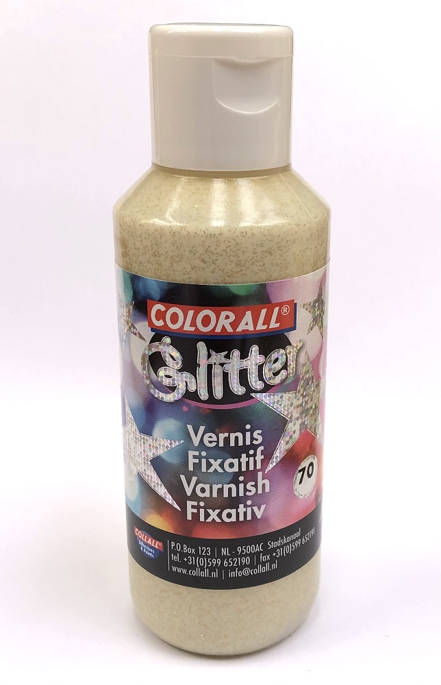 Glitter-Lack gold transparent 100 ml SPEZIALBESTELLUNG