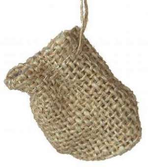Jutesack mit Bindeschnur 9,5 x 6 cm SPEZIALBESTELLUNG