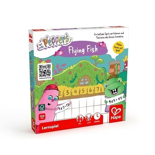 Mormels & Peppers Flying Fish Einmaleins-Brettspiel