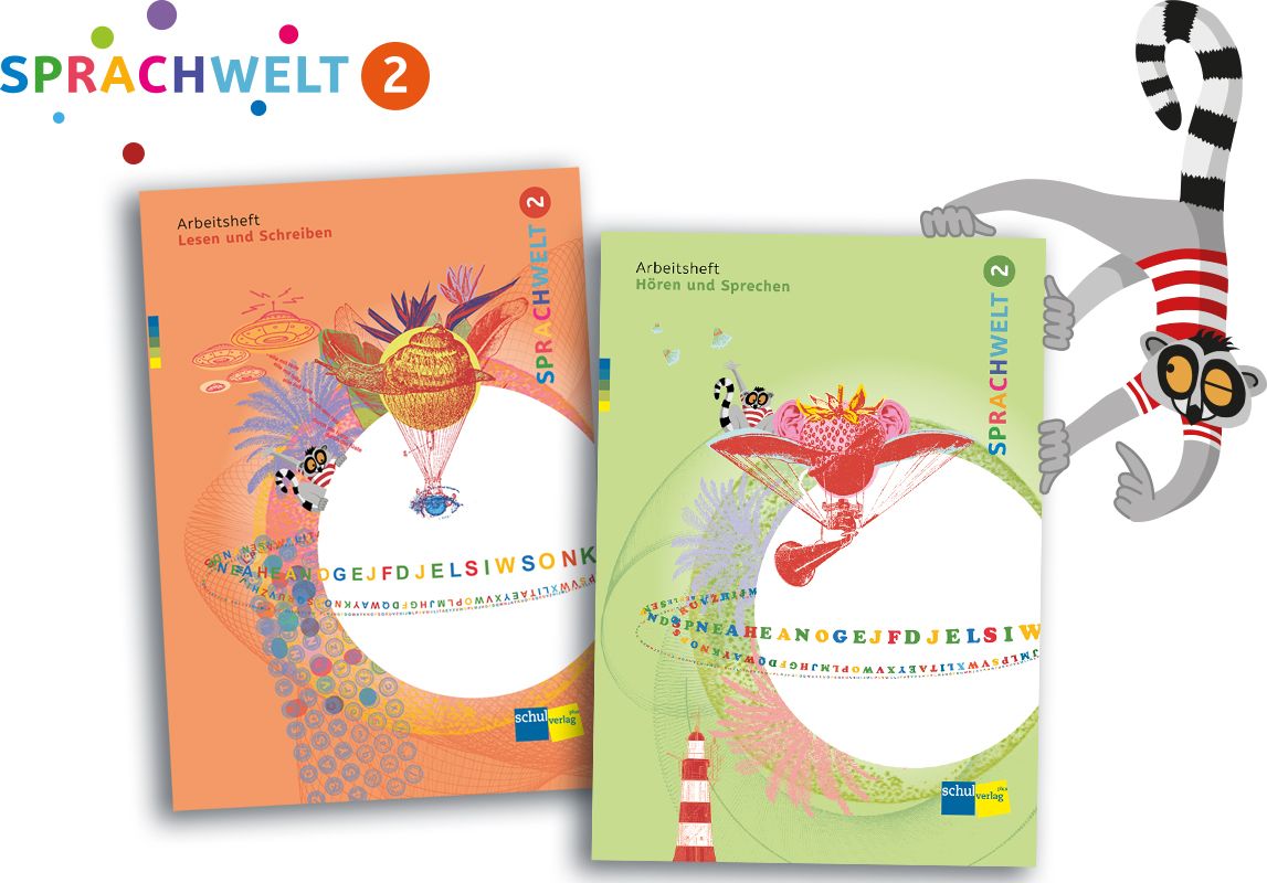 Sprachwelt 2, 2 Arbeitshefte: Lesen und Schreiben + Hören und Sprechen