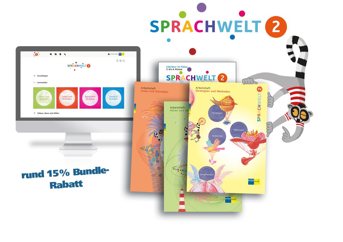 Sprachwelt 2, Bundle digital und Print Print=je 1 x 90103 / 90104 / 90107,SPEZ.