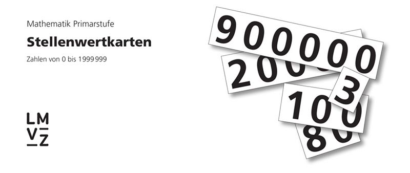 Stellenwertkarten ganze Zahlen 